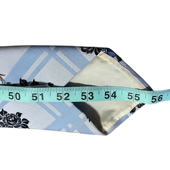 Beau Brummell Goldsmiths Men's Necktie‎ Tie Poly Multicolor Paisley Satin 56” - Picture 5 of 8